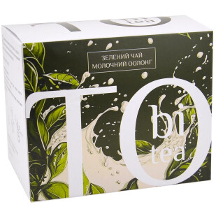 Чай зеленый Tobi Молочный оолонг, 20*2,5г
