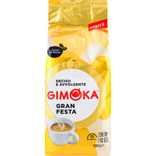 Кофе в зернах Gimoka Gran Festa, 1кг (8003012000435)