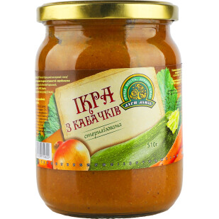 Икра из кабачков Дари ланів стерилизованная, 510г (4820039712622)