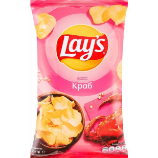 Чипси Lay's картопляні зі смаком краба, 25г (4823063116640)