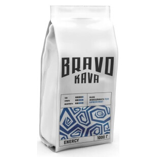 Кава в зернах Bravo Kava Energy 70/30, 1кг
