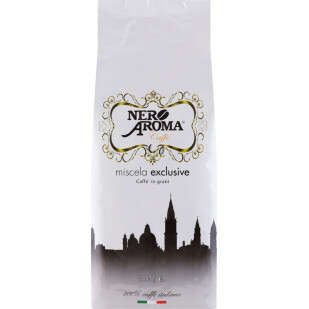 Кофе в зернах Nero Aroma Exclusive, 1кг (8053264190569)