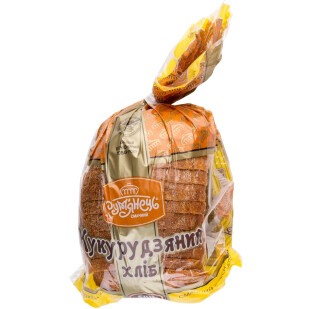 Хліб Рум'янець Кукурудзяний нарізний, 500г (4820062051675)