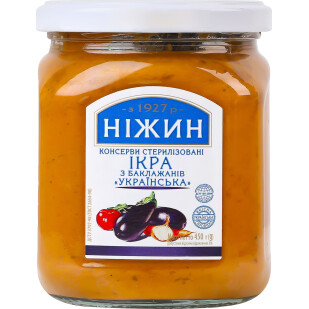 Икра из баклажанов Ніжин Украинская, 450г (4823006802135)