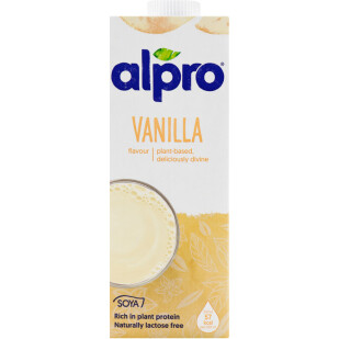 Напиток соевый Alpro Soja ваниль 1,5% т/б, 1л (5411188081852)