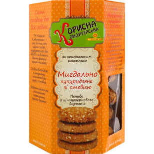 Печиво Корисна Кондитерська мигдалево-кукурудзяне, 300г (4820158920168)