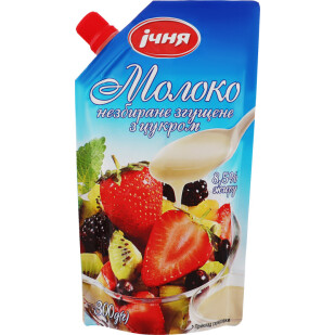 Молоко сгущенное Ічня цельное с сахаром 8,5%, д/п 300г (4820103341895)