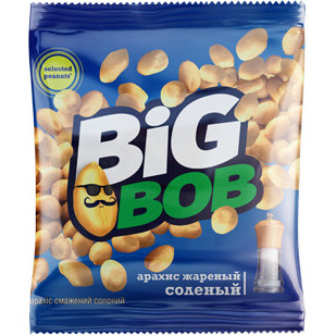 Арахіс Big Bob смажений солоний, 30г (4820182060670)