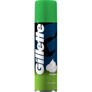 Пена для бритья Gillette Lemon Lime, 200мл (3014260228859)