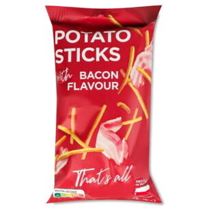 Соломка картофельная Премія с беконом, 75г (4823096418902)