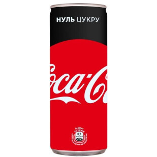 Напиток Coca-Cola Zero ж/б, 0,33л (5449000131805)