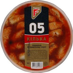 Килька Flagman обжаренная в томатном соусе, 300г (4820186620863)