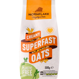 Хлопья овсяные Mornflake Creamy Superfast oats, 500г (5010026505019)