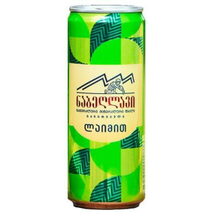 Вода минеральная Набеглави газированная ж/б, 0,33л (4865602001154)