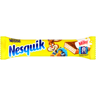 Вафли Nesquik в молочном шоколаде, 26г (4823000915831)