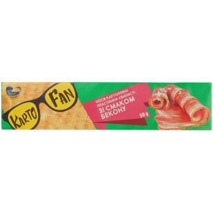 Чипсы KartoFan со вкусом бекона, 50г (4820210910434)