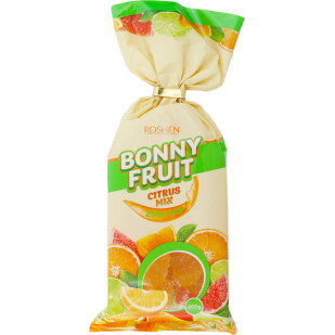 Цукерки Roshen Bonny Fruit Цитрусові фрукти желейні, 200г (4823077624247)