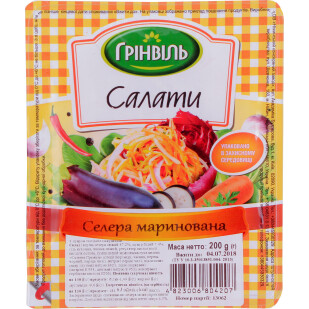 Сельдерей Грінвіль маринованый, 200г (4823006804207)