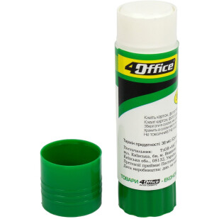 Клей-карандаш 4Office PVA 4-340, 36г (4820071016375)