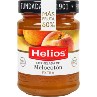 Джем Helios з персиків, 340г (8410095001851)