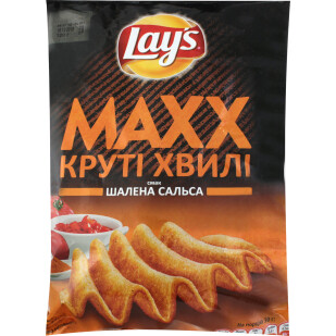 Чипсы картофельные со вкусом сальсы Maxx Lay's, 120г (5900259095336)