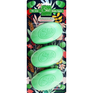 Мило туалетне Шик Яблуко, 3*115г (4820023360525)