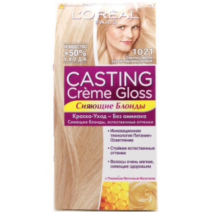 Краска для волос L'oreal CASTING Creme Gloss 1021, шт (3600521831755)