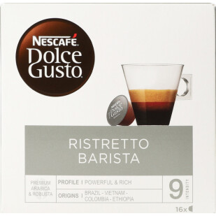 Кофейные капсулы Dolce Gusto Ristretto Barista, 112г (7613036867580)