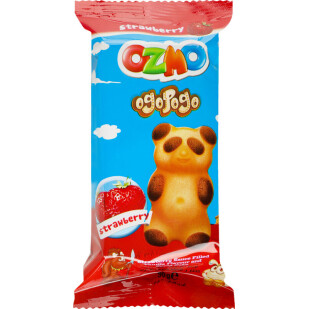 Бісквіт Ozmo Ogopogo з полуничним кремом, 30г (8691707059839)
