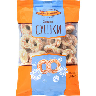 Сушки Київхліб Сніжинка, 340г (4820011193616)