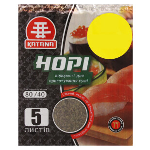 Водоросли Katana Нори 5 листов, 11г (4820181990176)
