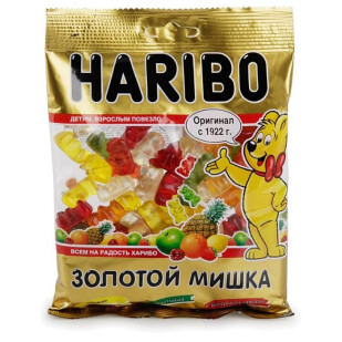 Конфеты Haribo Золотые Мишки, 80г (4001686301548)