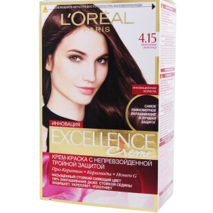 Краска для волос L'Oreal Excellence 4.15 Морозный шоколад шт (3600522089414)