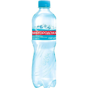 Вода минеральная Миргородська Мягкая слабогазирована, 0,5л (4820000430982)