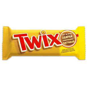 Батончик Twix в молочному шоколаді, 50г (5000159459228)