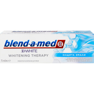 Паста зубная Blend-a-med 3D White Защита эмали, 75мл (8001090743190)