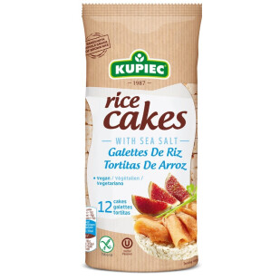 Хлібці Kupiec рисові з морською сіллю, 120г (5902172001555)