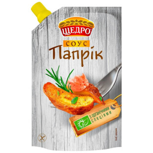 Соус Щедро Паприк 30%, 200г (4823097401415)
