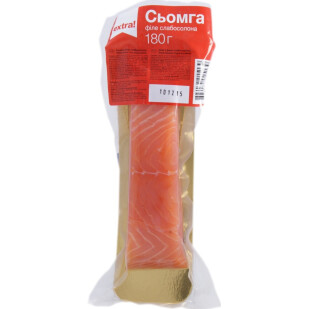 Семга Extra! филе кусок с/с в/у, 180г (4824034015139)