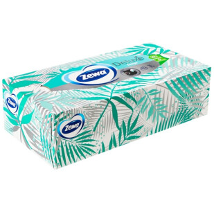 Серветки паперові Zewa Soft&Strong 3-шарові косметичні, 90шт (4006670128002)