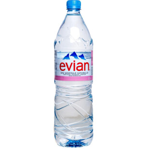 Вода минеральна Evian негазована, 1,5л (3068320105987)