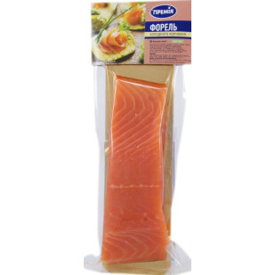 Форель Премія холодного копчения кусок, 180г (4823096404417)