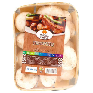 Шампиньоны Перша Хвиля Фасованные, 650г (4820136590017)