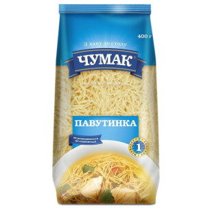 Изделия макаронные Чумак Паутинка, 400г (4820156766478)