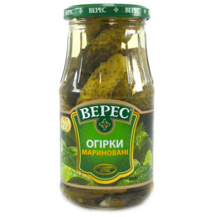 Огурцы Верес маринованные, 500г (4820008091871)