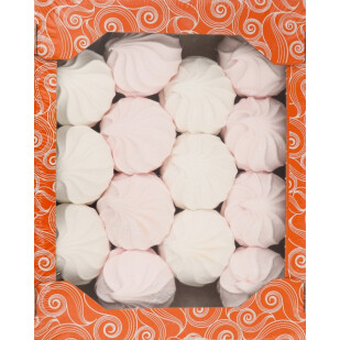 Зефир Жако бело-розовый, 1кг/ящ