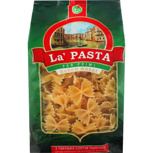 Изделия макаронные La Pasta бантики, 400г (4820101713601)