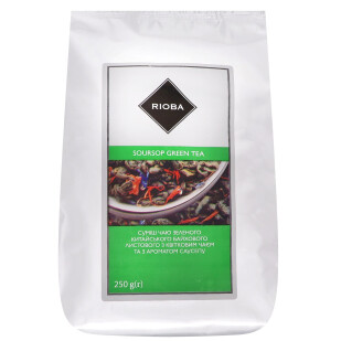 Чай листовой Rioba Soursop зеленый байховый, 250г (4820097815716)