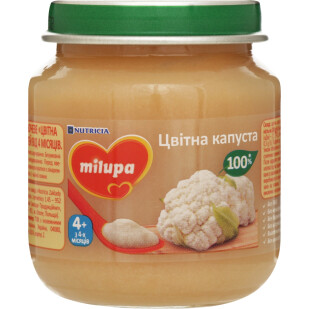 Пюре Milupa цветная капуста, 125г (5900852030246)