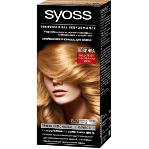 Краска для волос Syoss 8-7 Карамельный блонд, шт (4015000544528)